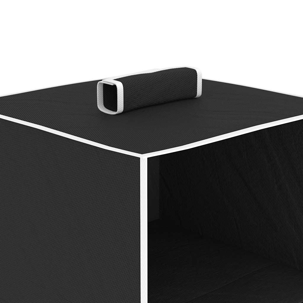 vidaXL Κρεμαστές Θήκες Ρούχων Ντουλάπας 2 τεμ. με 4 Ράφια Υφασμάτινες