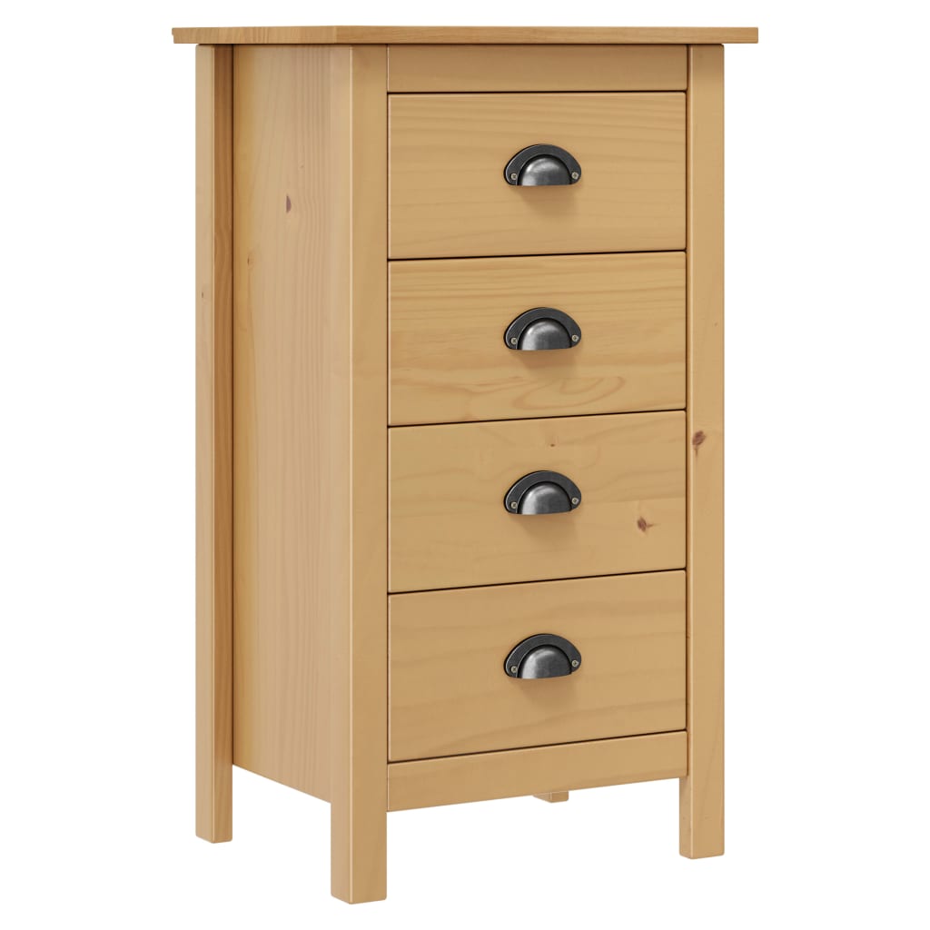 vidaXL Μπουφές Hill 46 x 35 x 80 εκ. από Μασίφ Ξύλο Πεύκου