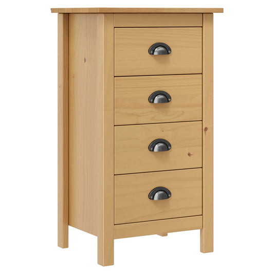 vidaXL Μπουφές Hill 46 x 35 x 80 εκ. από Μασίφ Ξύλο Πεύκου