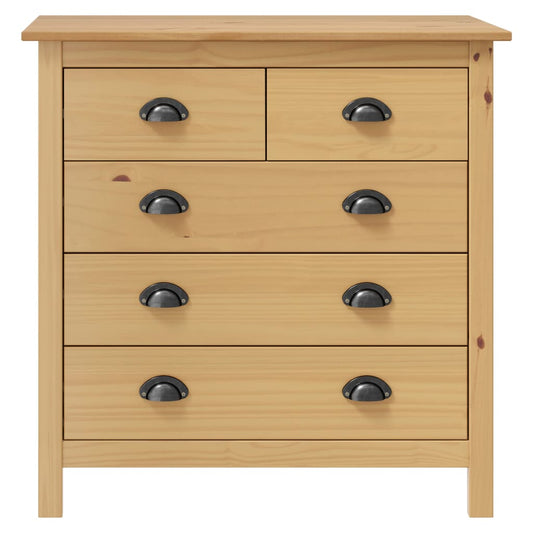 vidaXL Μπουφές Hill 79 x 40 x 80 εκ. από Μασίφ Ξύλο Πεύκου