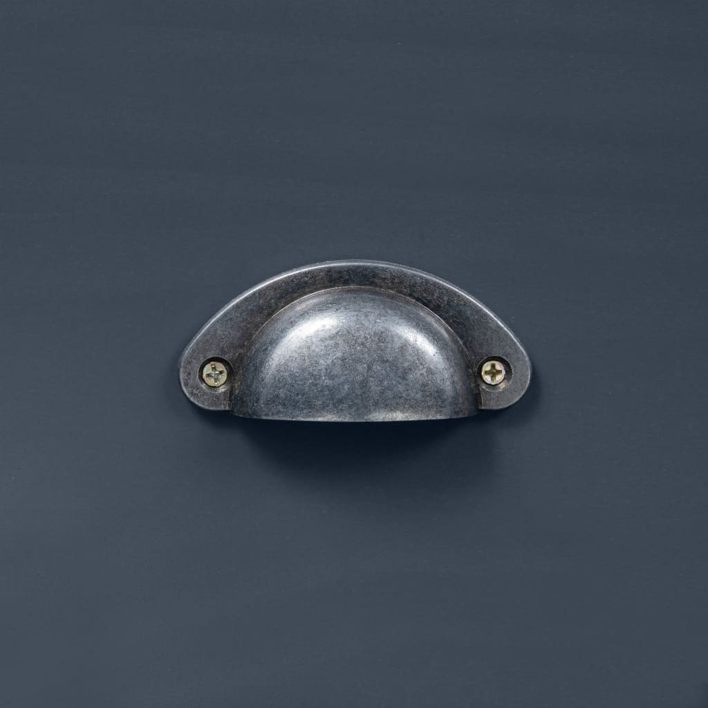 vidaXL Μπουφές Hill Γκρι 125x40x80 εκ. από Μασίφ Ξύλο Πεύκου