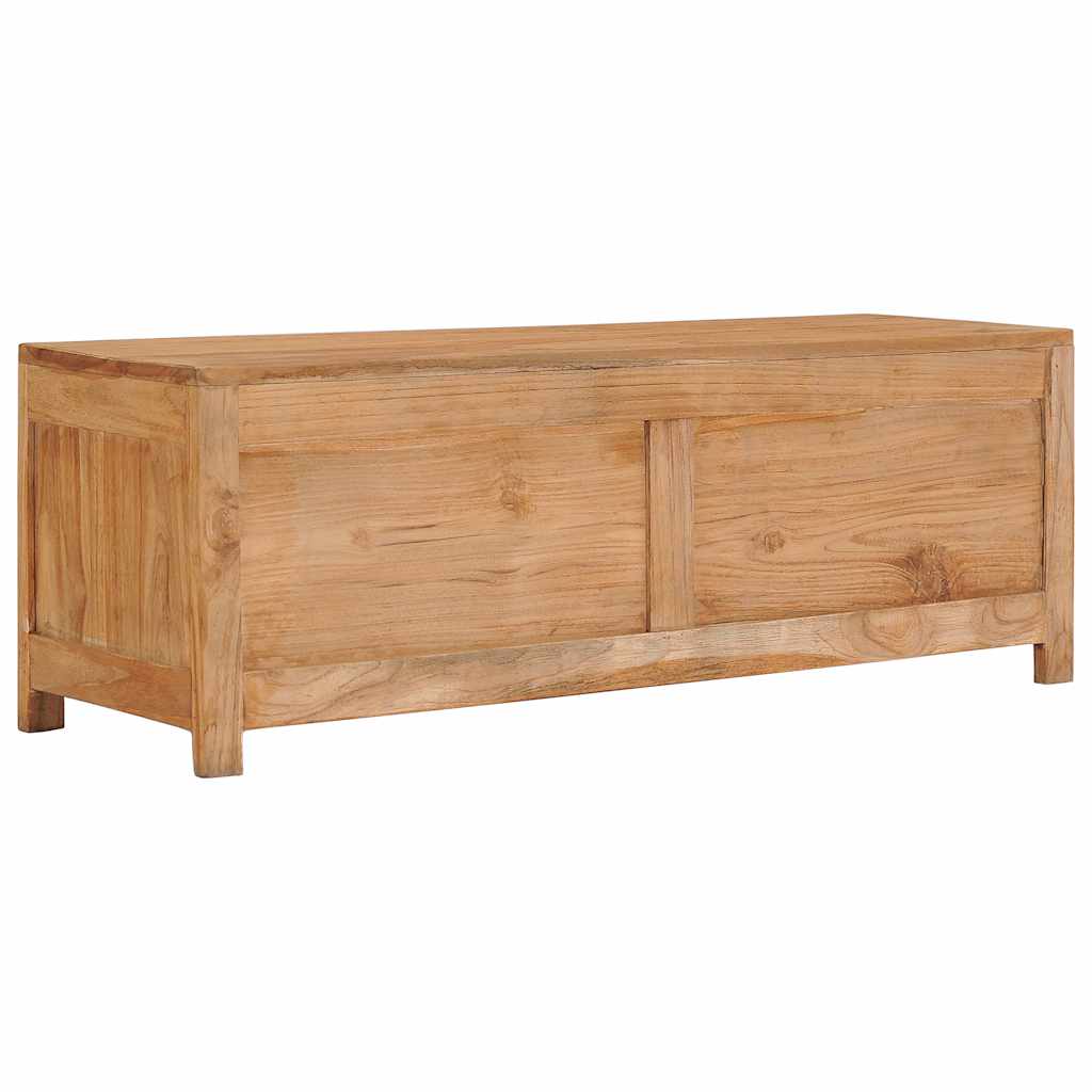 vidaXL Έπιπλο Τηλεόρασης 100 x 30 x 35 εκ. από Μασίφ Ξύλο Teak