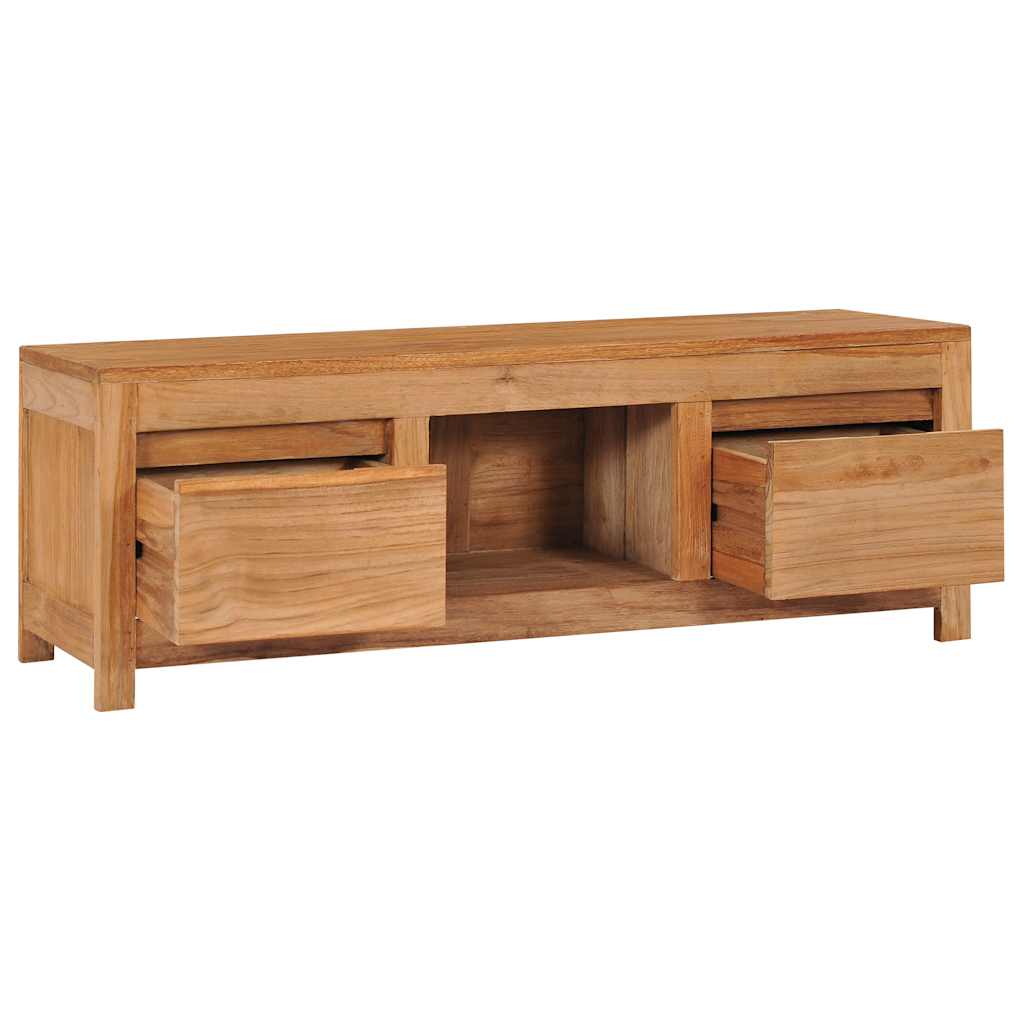 vidaXL Έπιπλο Τηλεόρασης 100 x 30 x 35 εκ. από Μασίφ Ξύλο Teak
