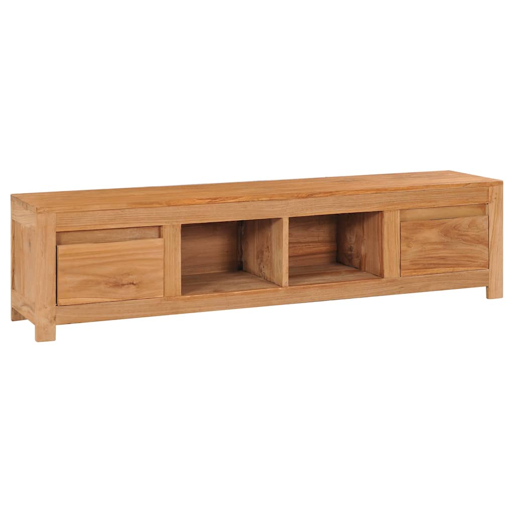 vidaXL Έπιπλο Τηλεόρασης 115 x 30 x 35 εκ. από Μασίφ Ξύλο Teak