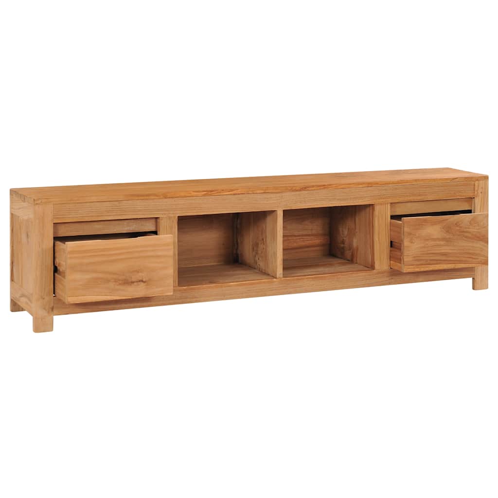 vidaXL Έπιπλο Τηλεόρασης 115 x 30 x 35 εκ. από Μασίφ Ξύλο Teak