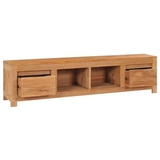 vidaXL Έπιπλο Τηλεόρασης 115 x 30 x 35 εκ. από Μασίφ Ξύλο Teak