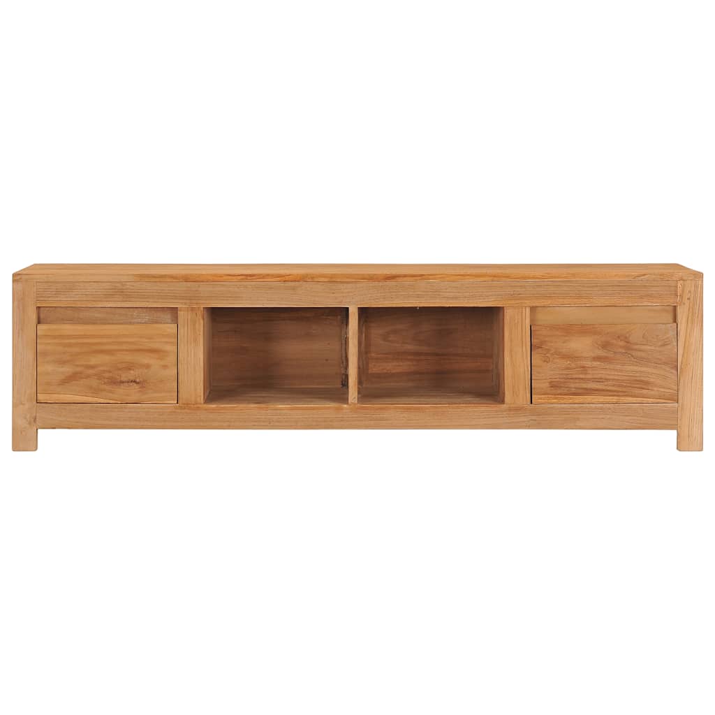vidaXL Έπιπλο Τηλεόρασης 115 x 30 x 35 εκ. από Μασίφ Ξύλο Teak