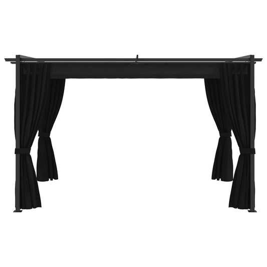 vidaXL Κιόσκι Ανθρακί 4 x 3 μ.