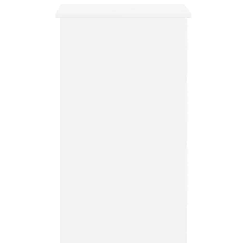 vidaXL Γραφείο Λευκό 90 x 45 x 76 εκ. από Επεξ. Ξύλο