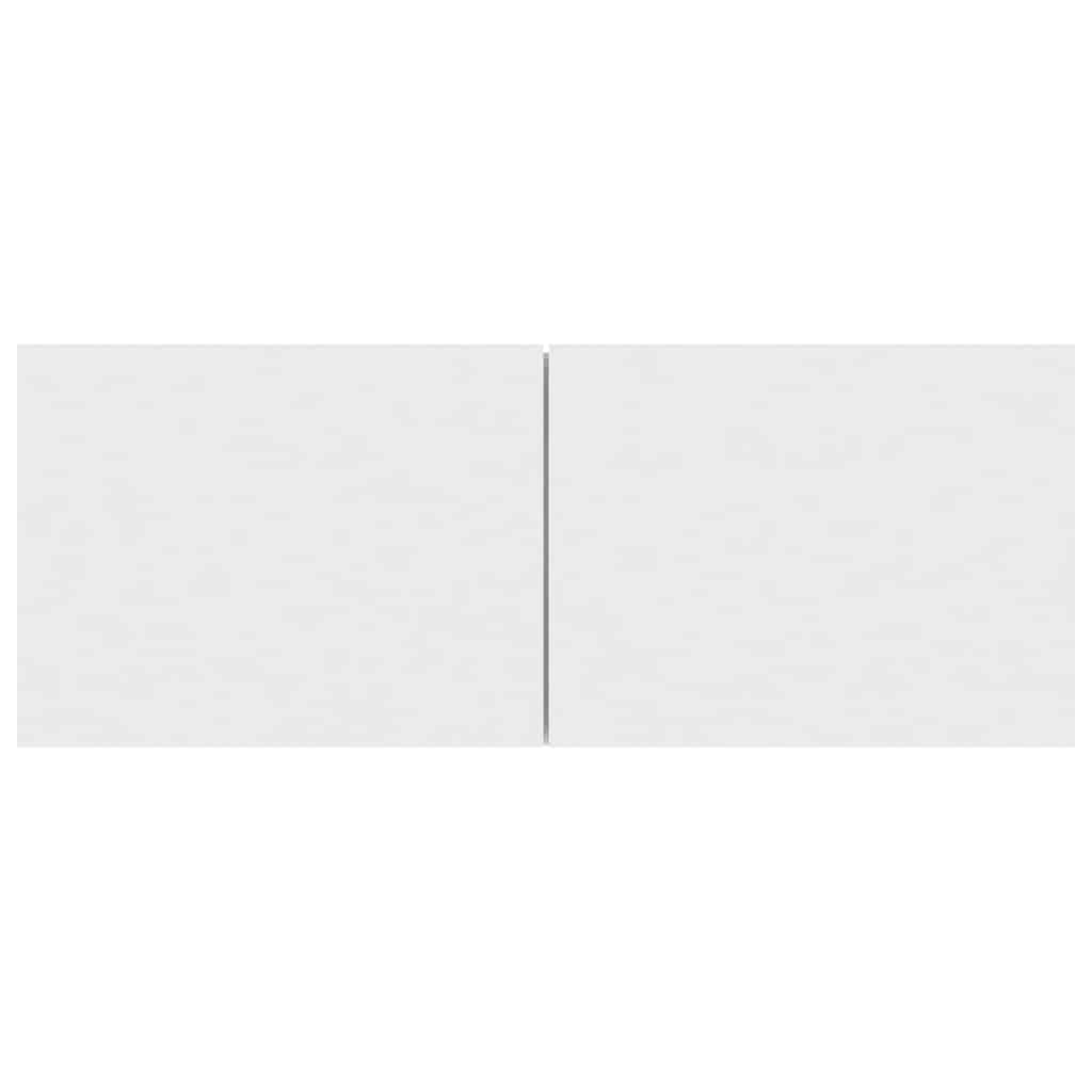 vidaXL Έπιπλο Τηλεόρασης Λευκό 80 x 30 x 30 εκ. από Επεξ. Ξύλο