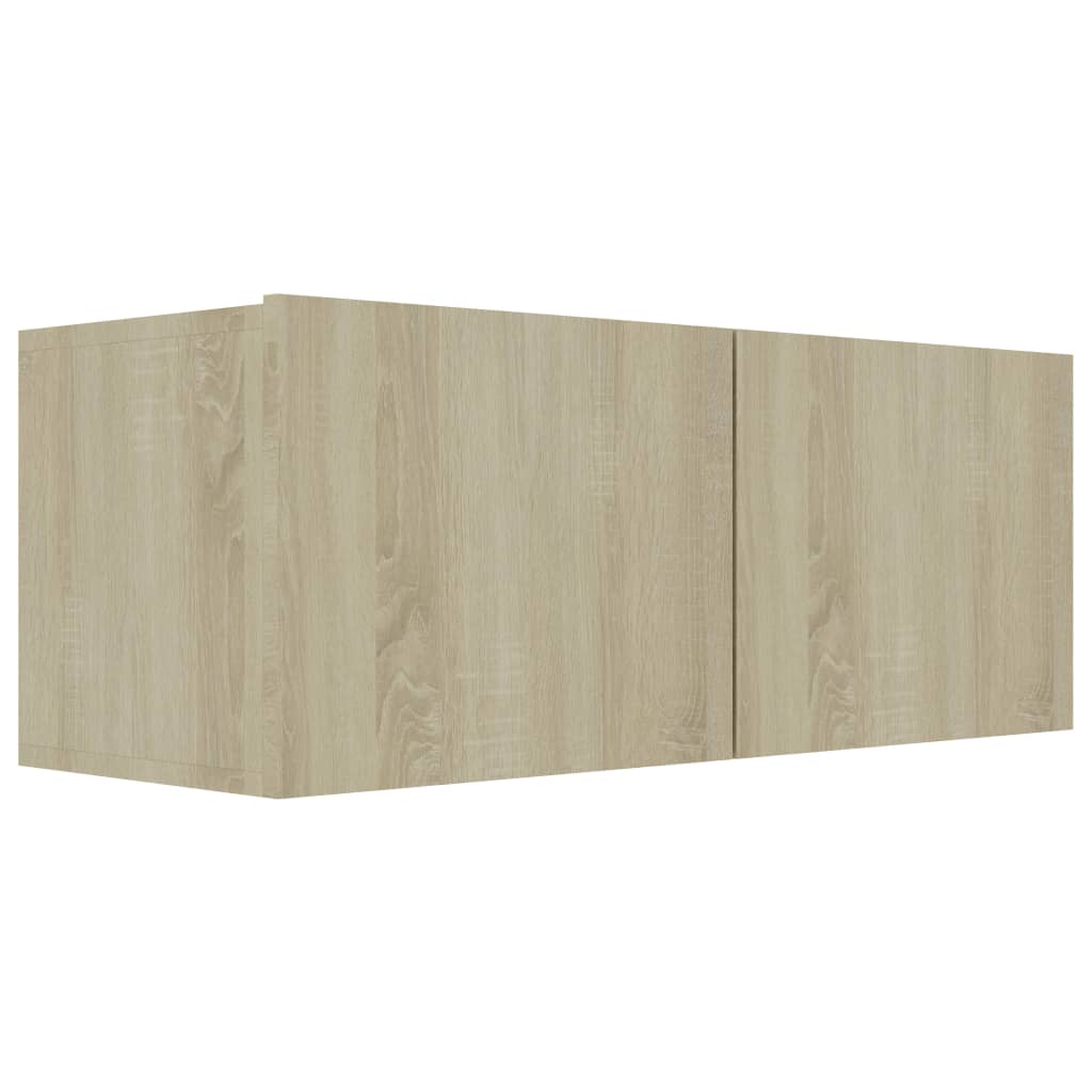 vidaXL Έπιπλο Τηλεόρασης Sonoma Δρυς 80 x 30 x 30 εκ. από Επεξ. Ξύλο