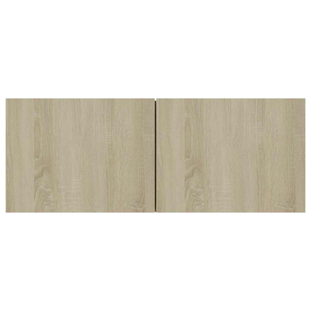 vidaXL Έπιπλο Τηλεόρασης Sonoma Δρυς 80 x 30 x 30 εκ. από Επεξ. Ξύλο