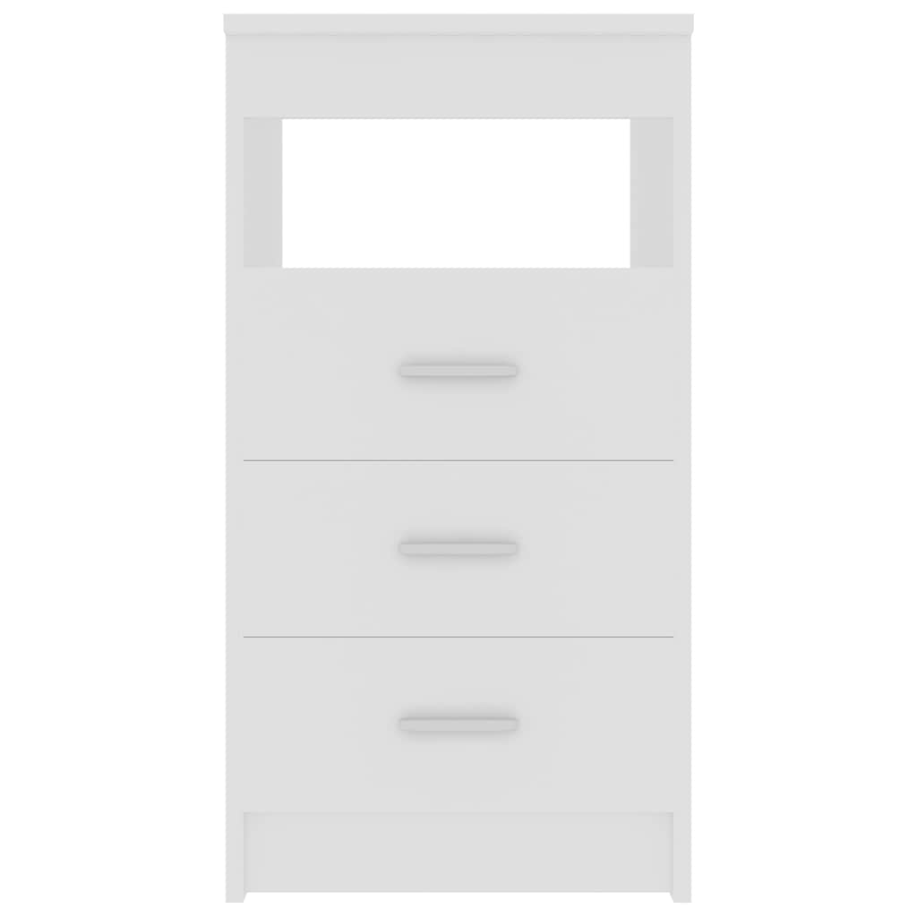 vidaXL Συρταριέρα Λευκή 40 x 50 x 76 εκ. από Επεξεργασμένο Ξύλο