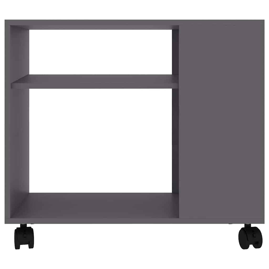 vidaXL Τραπέζι Βοηθητικό Γκρι 70 x 35 x 55 εκ. από Επεξεργασμένο Ξύλο