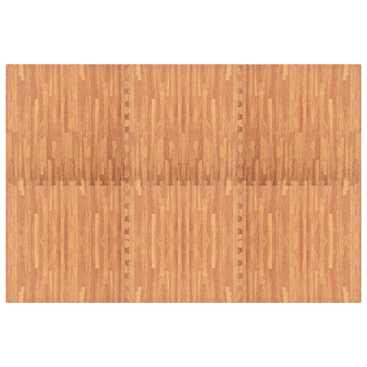 vidaXL Δάπεδα Προστασίας 6 τεμ. Σχέδιο Ξύλου 2,16 μ² Αφρώδες Υλικό EVA