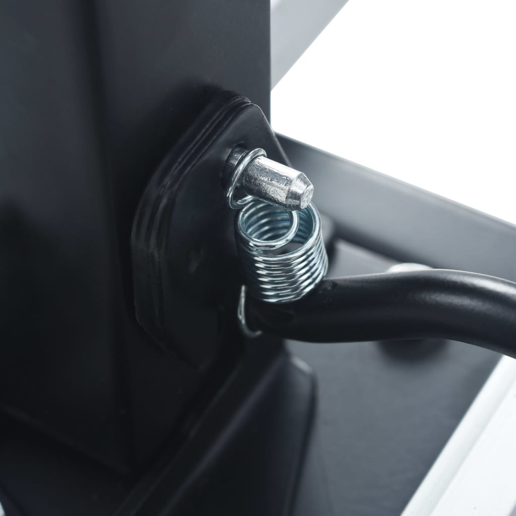 vidaXL Καρότσι Μεταφοράς Πτυσσόμενο Ασημί 150 κ. Αλουμινίου