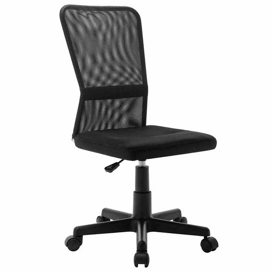 vidaXL Καρέκλα Γραφείου Μαύρη 44 x 52 x 100 εκ. Διχτυωτό Ύφασμα
