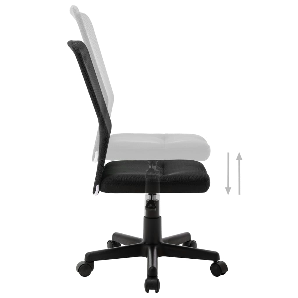vidaXL Καρέκλα Γραφείου Μαύρη 44 x 52 x 100 εκ. Διχτυωτό Ύφασμα