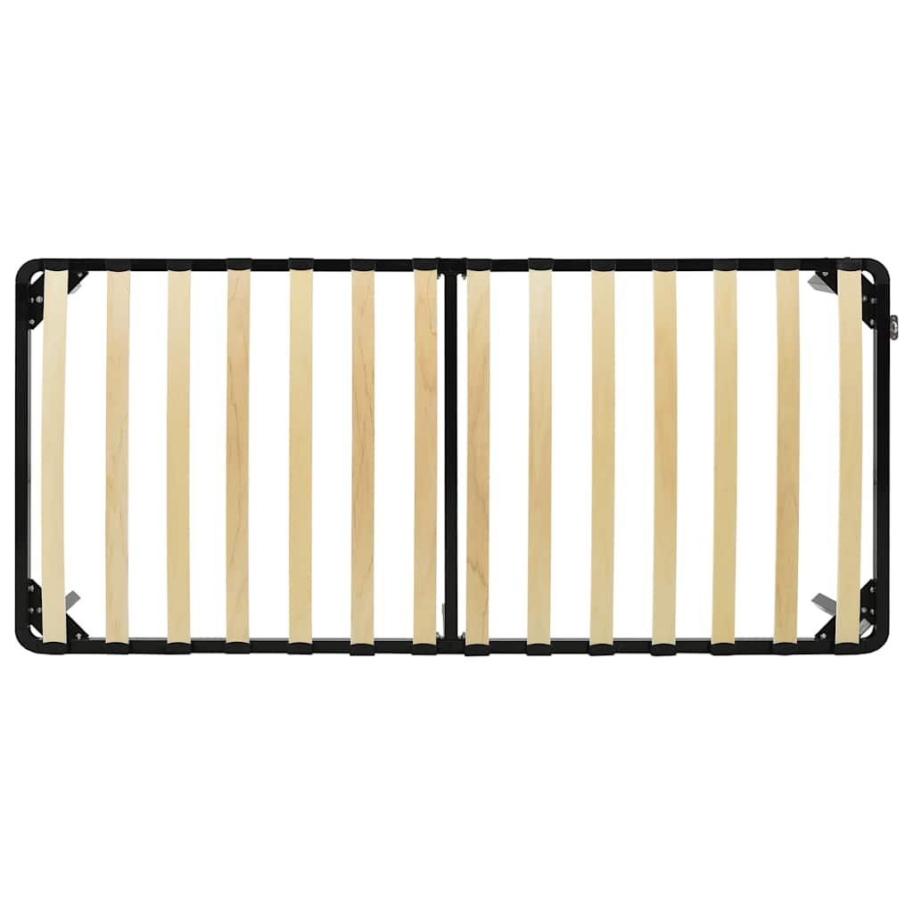 vidaXL Πλαίσιο Κρεβατιού Μαύρο 90 x 200 εκ. Μεταλλικό