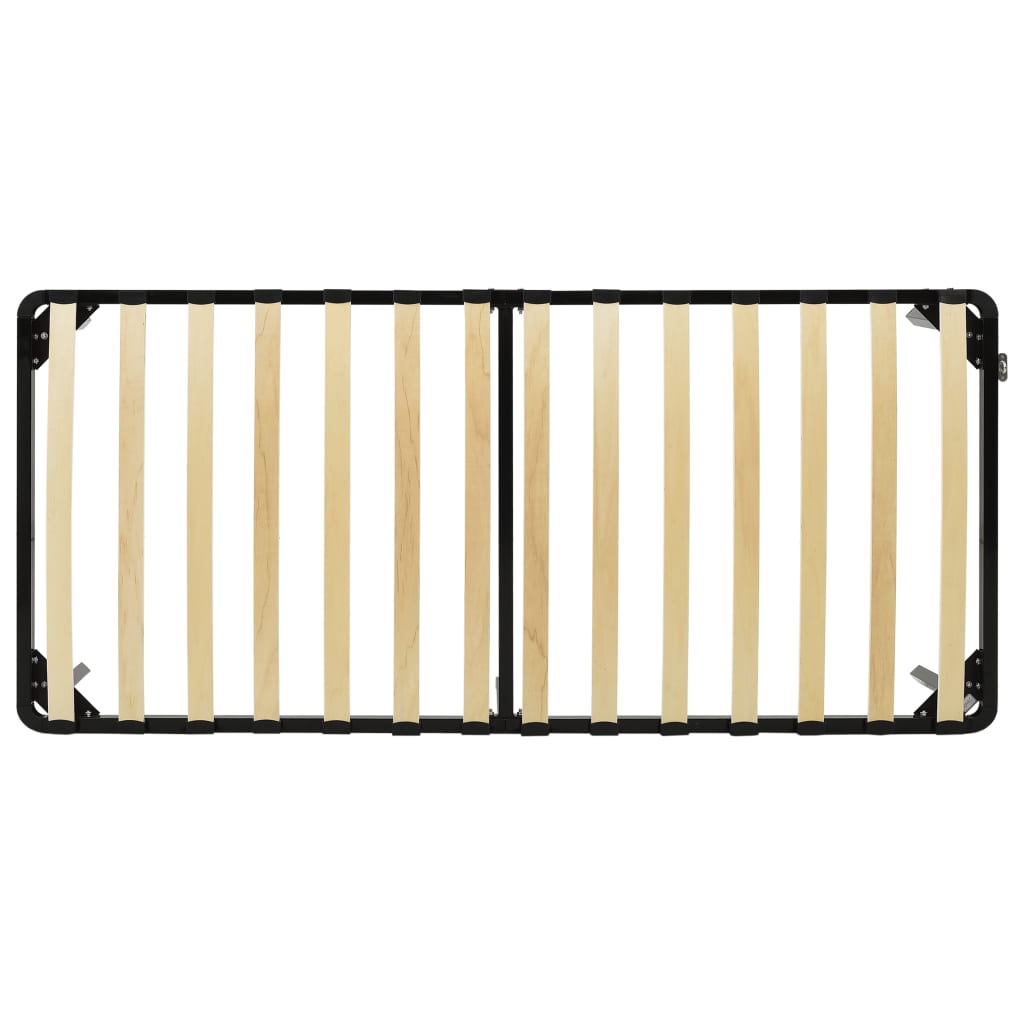 vidaXL Πλαίσιο Κρεβατιού Μαύρο 100 x 200 εκ. Μεταλλικό