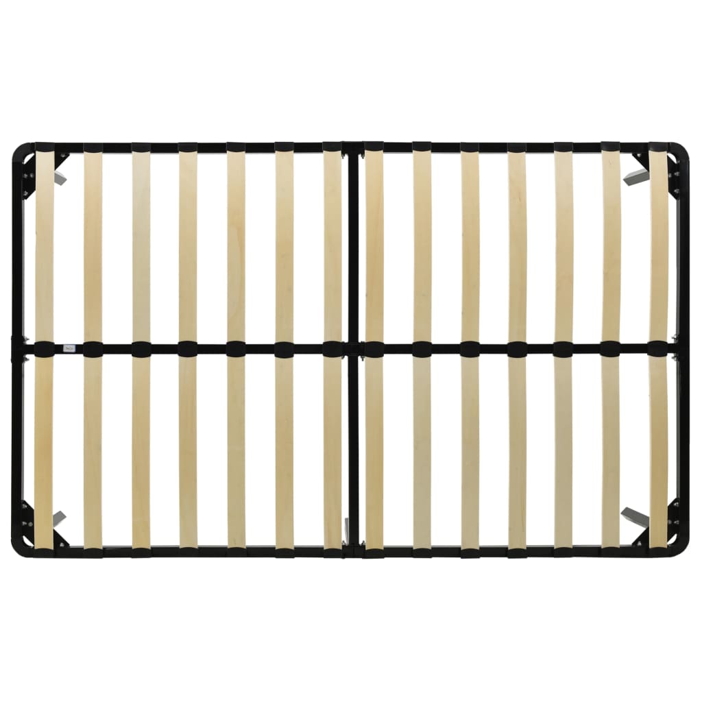 vidaXL Πλαίσιο Κρεβατιού Μαύρο 140 x 200 εκ. Μεταλλικό