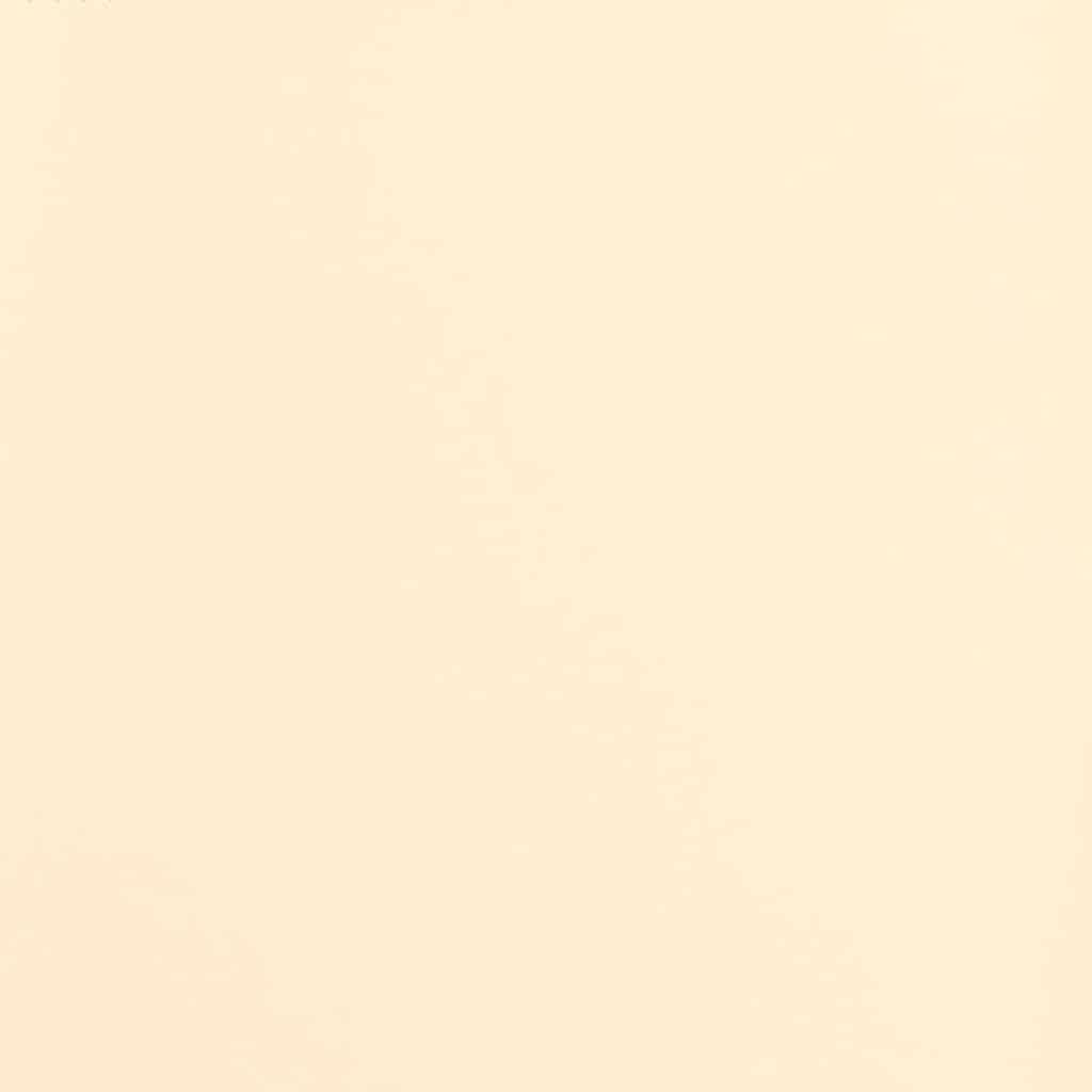 vidaXL Πολυθρόνα Ανακλινόμενη Κρεμ από Συνθετικό Δέρμα