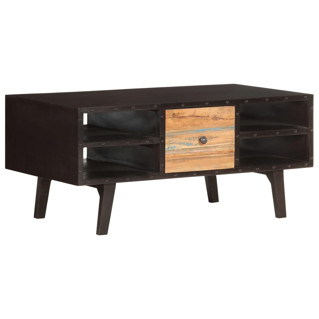 vidaXL Τραπεζάκι Σαλονιού 100x50x45 εκ. από Μασίφ Ανακυκλωμένο Ξύλο