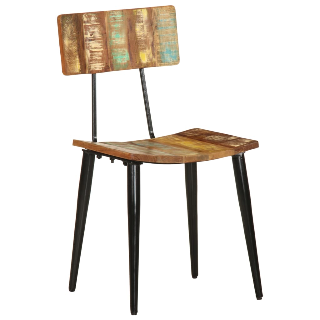 vidaXL Καρέκλες Τραπεζαρίας 2 τεμ. από Μασίφ Ανακυκλωμένο Ξύλο
