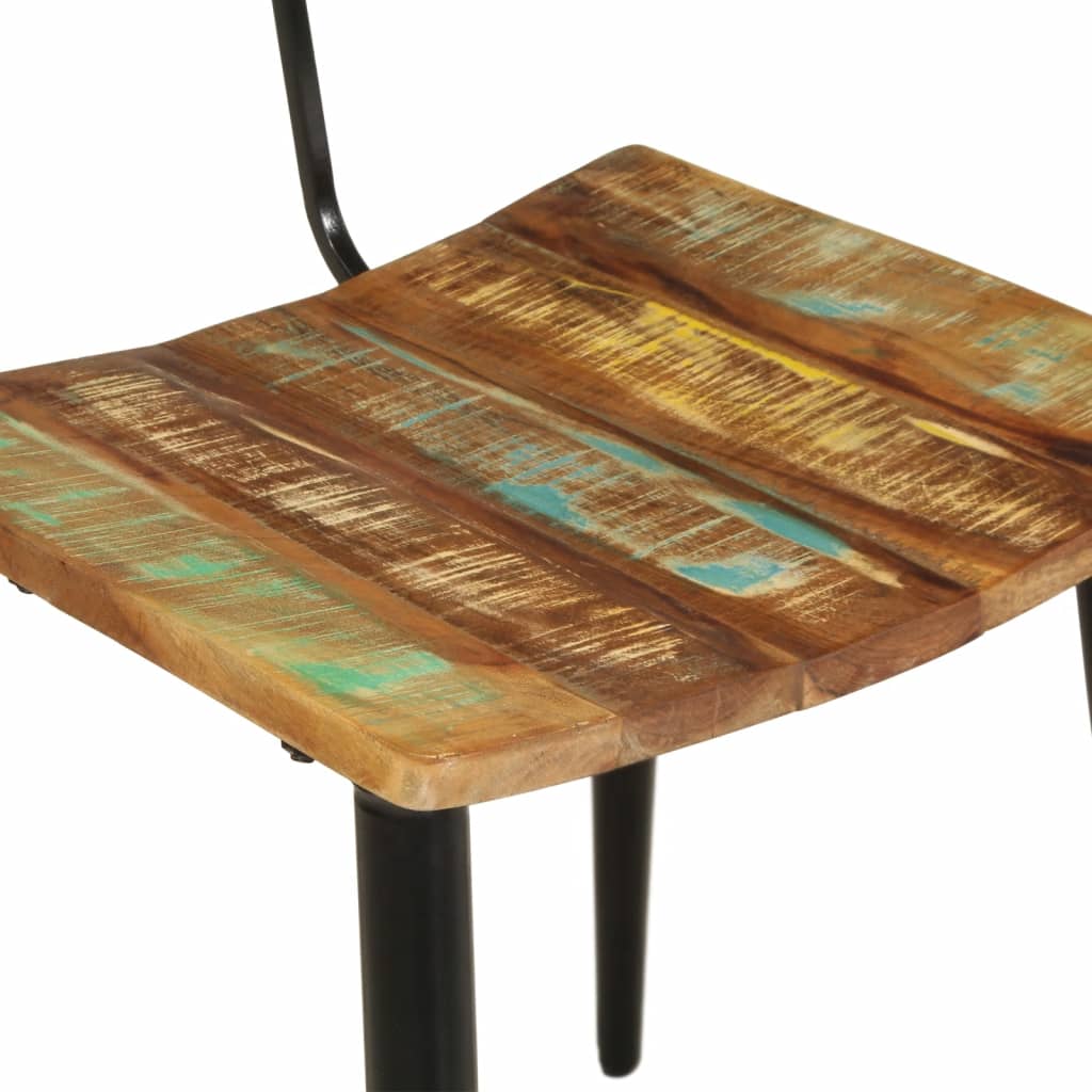 vidaXL Καρέκλες Τραπεζαρίας 2 τεμ. από Μασίφ Ανακυκλωμένο Ξύλο