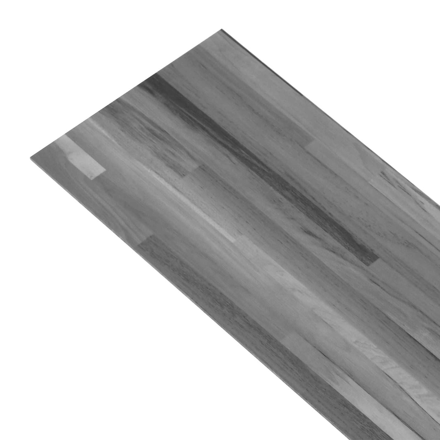 vidaXL Πλάκες Δαπέδου 5,02 m² 36 pcs PVC Γκρι Ριγέ