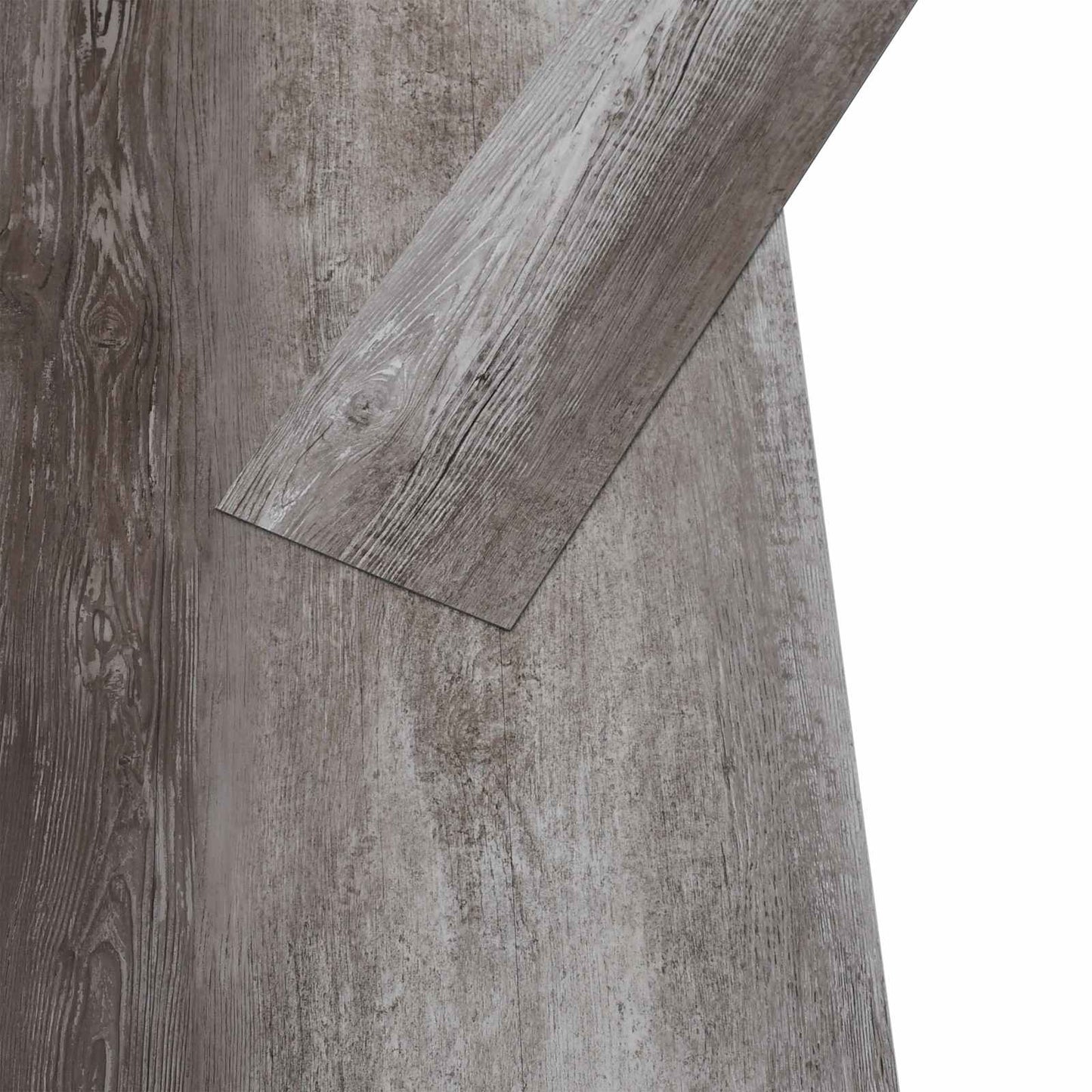 vidaXL Αυτοκόλλητη Πλάκα Δαπέδου 32 pcs Ριγέ Ξύλο 4,46 τ.μ. PVC