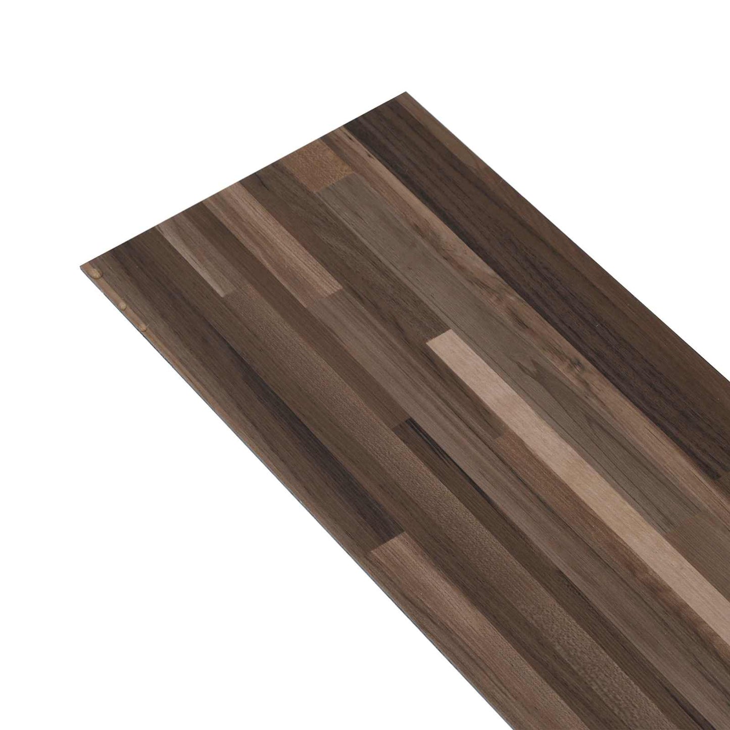 vidaXL Πλάκες Δαπέδου 5,02 m² 36 pcs PVC Καφέ Ριγέ
