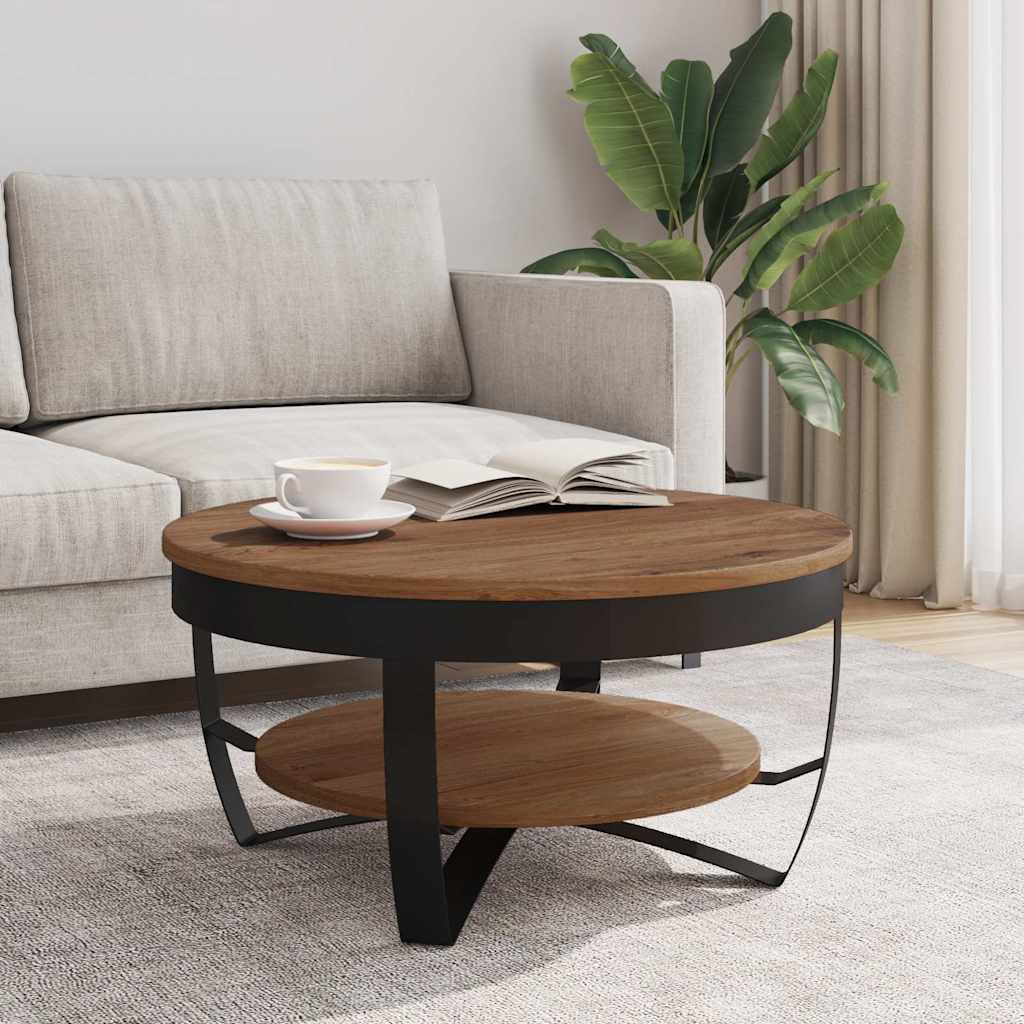 vidaXL Τραπεζάκι Σαλονιού 65 x 65 x 32 εκ. από Μασίφ Ξύλο Ακακίας