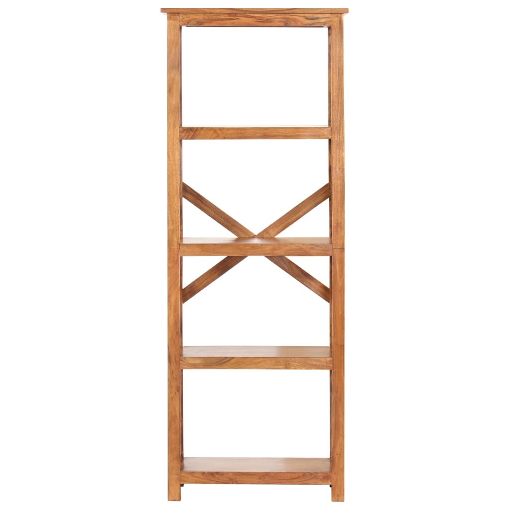 vidaXL Βιβλιοθήκη 60x30x160 εκ. Μασίφ Ξύλο Ακακίας με Μελί Φινίρισμα