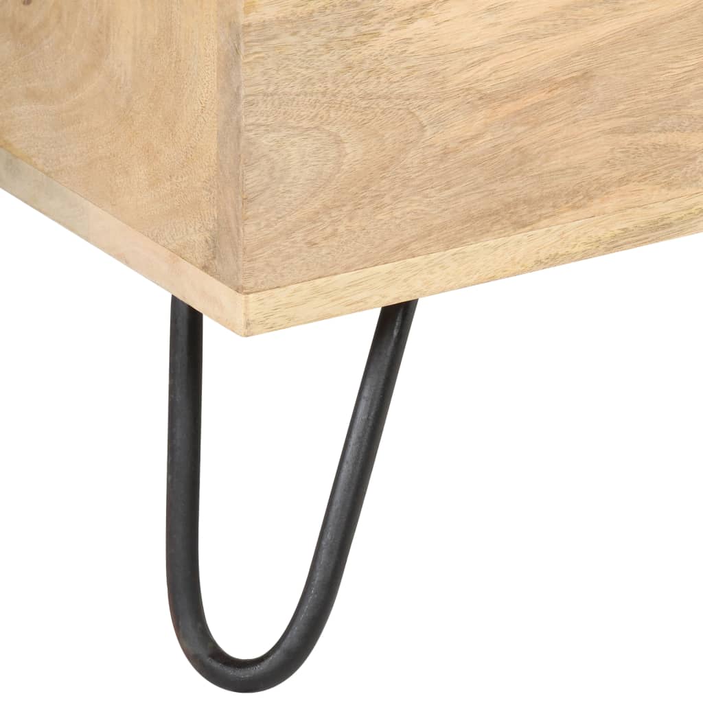 vidaXL Μπαούλο 90 x 40 x 45 εκ. από Μασίφ Ξύλο Μάνγκο