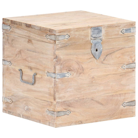 vidaXL Μπαούλο 40 x 40 x 40 εκ. από Μασίφ Ξύλο Ακακίας