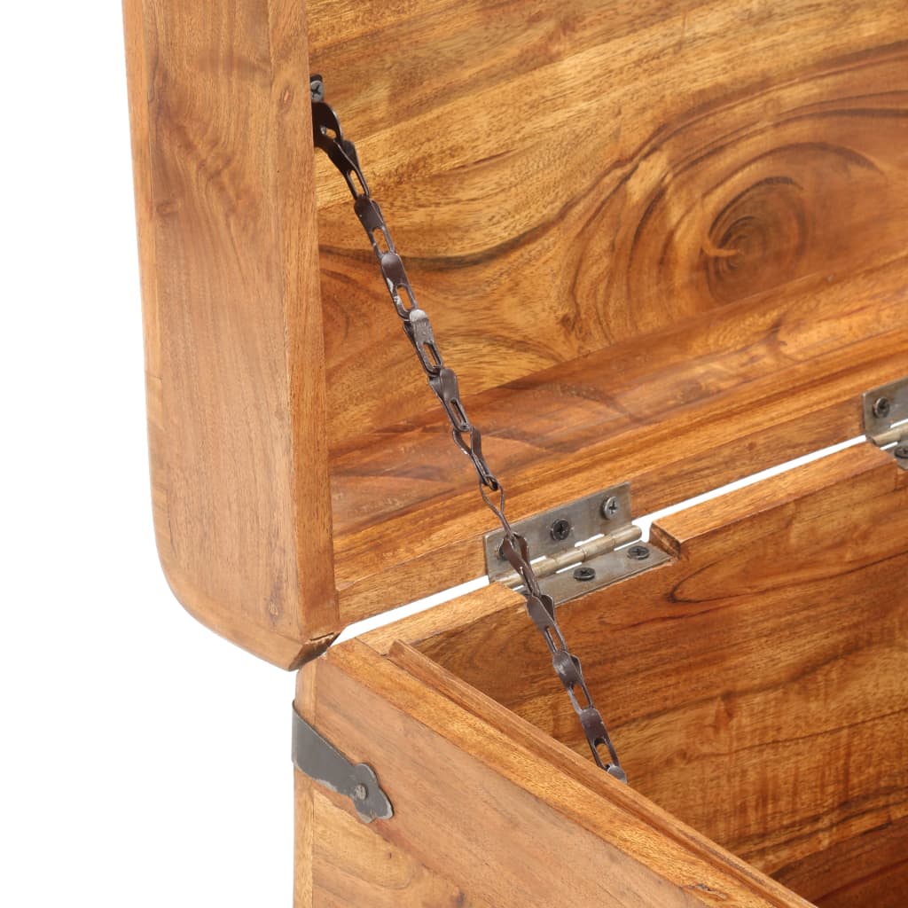 vidaXL Μπαούλο 40 x 40 x 40 εκ. από Μασίφ Ξύλο Ακακίας