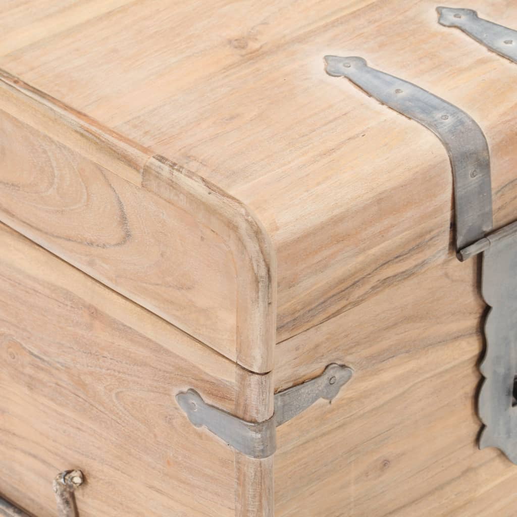 vidaXL Μπαούλο 40 x 40 x 40 εκ. από Μασίφ Ξύλο Ακακίας