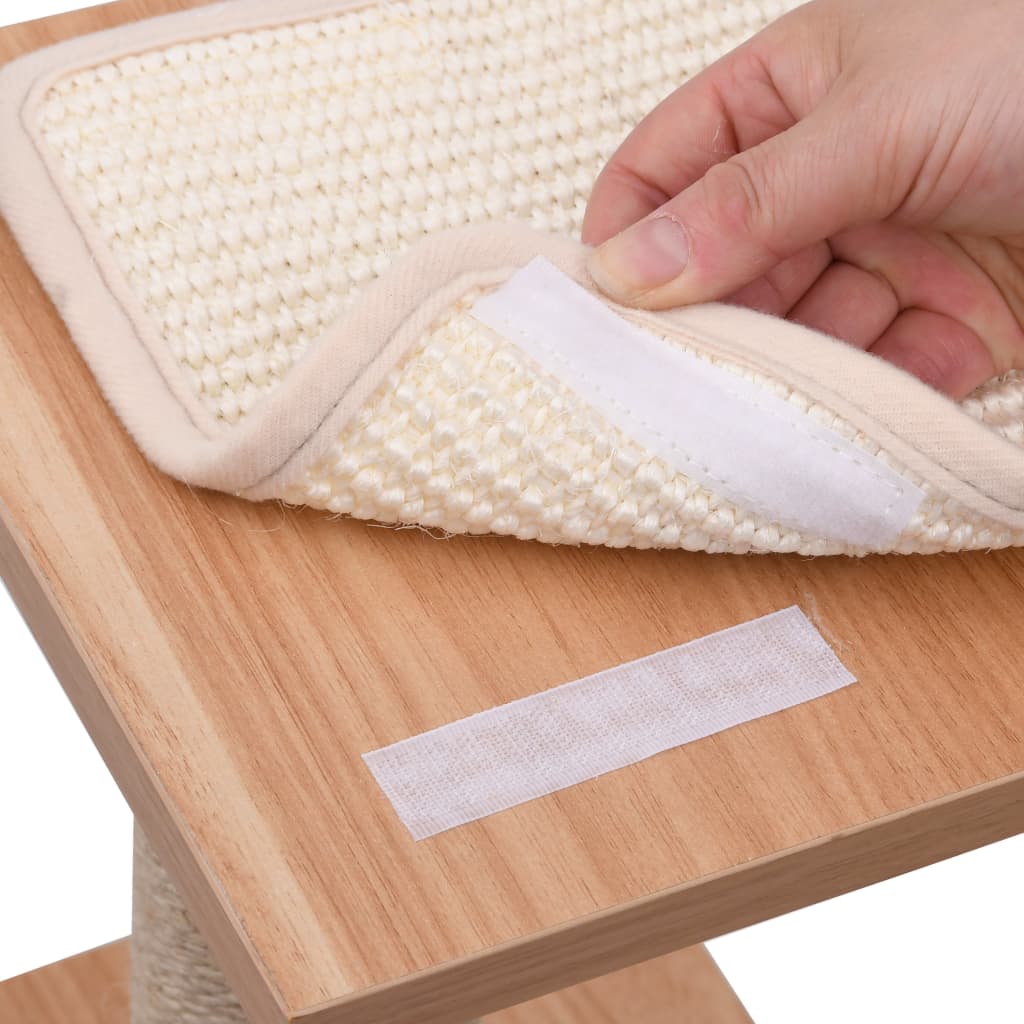 vidaXL Γατόδεντρο 123 εκ. με Πατάκι Ξυσίματος από Σιζάλ