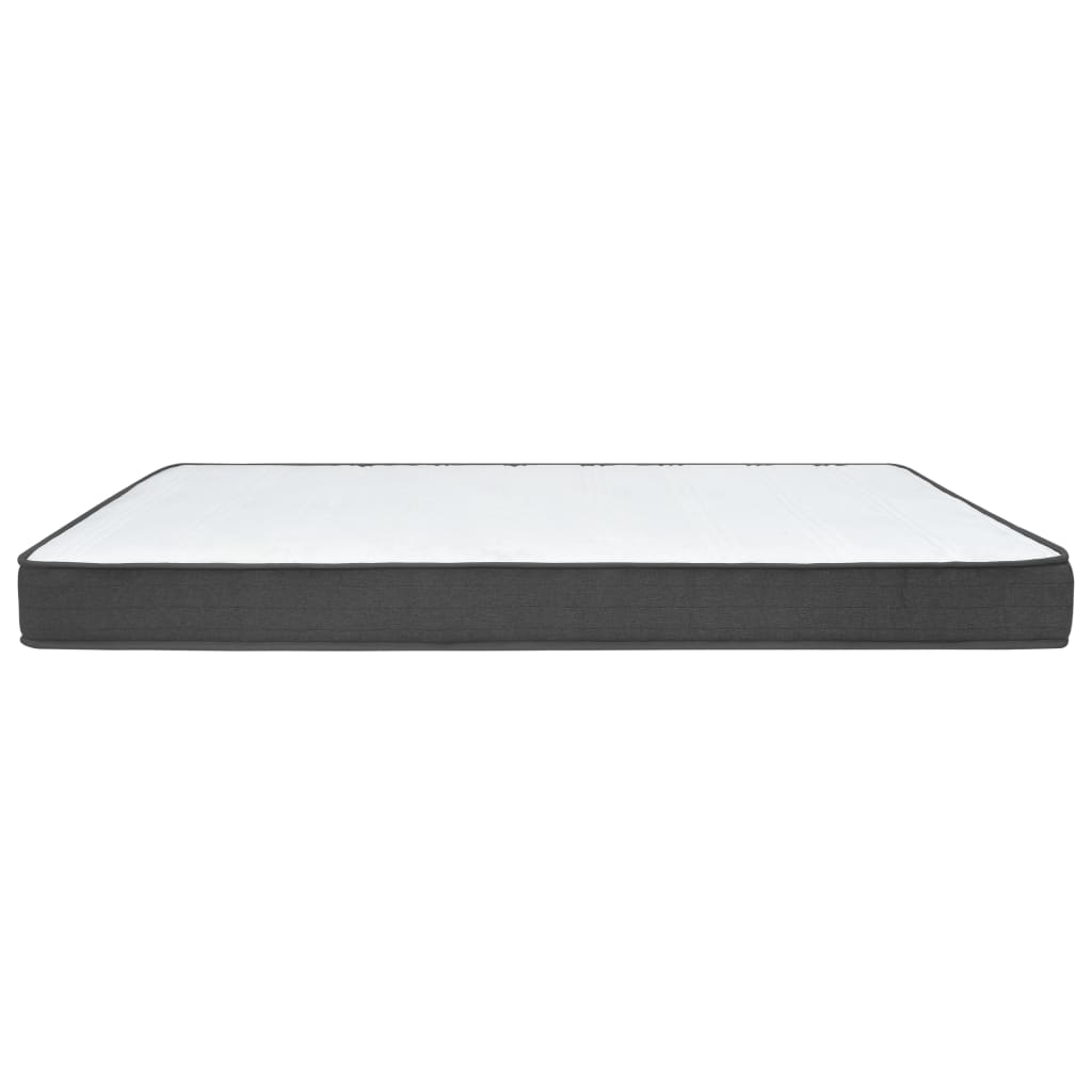vidaXL Κρεβάτι Boxspring Σκούρο Γκρι 120 x 200 εκ. Υφασμάτινο