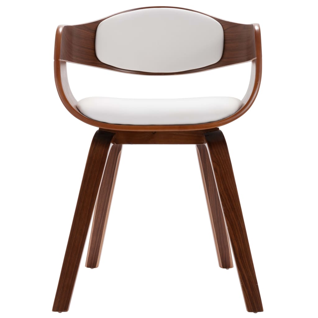 vidaXL Καρέκλες Τραπεζαρίας 4 τεμ. από Λυγισμένο Ξύλο/Συνθετικό Δέρμα