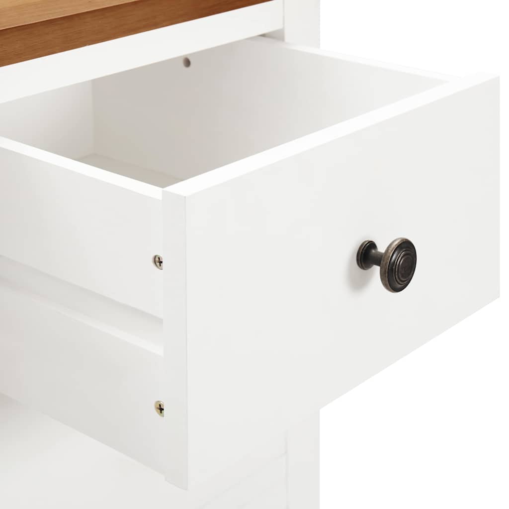 vidaXL Ντουλάπι με Συρτάρια 76 x 52 x 105 εκ. από Μασίφ Ξύλο Δρυός