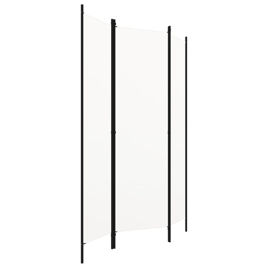 vidaXL Διαχωριστικό Δωματίου με 3 Πάνελ Λευκό 150 x 180 εκ.