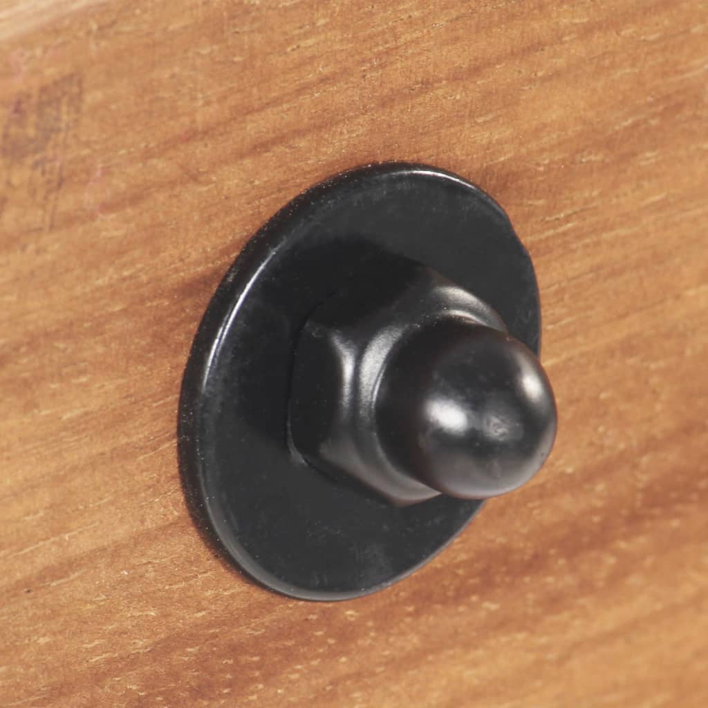 vidaXL Φωτιστικό Τοίχου Industrial Ασημί 45x25 εκ. Ε27