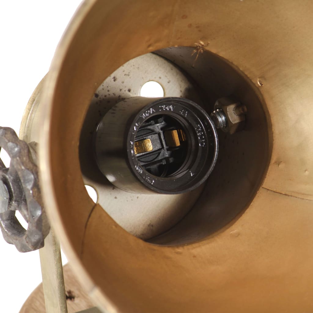 vidaXL Φωτιστικά Τοίχου/Οροφής Industrial 2 τεμ. Μπρονζέ 20x25 εκ. Ε27