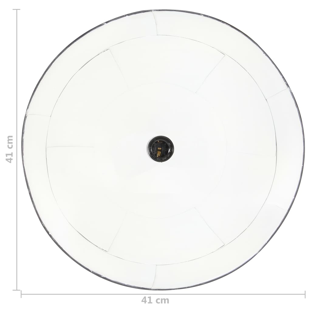 vidaXL Φωτιστικό Κρεμαστό Vintage Στρογγυλό 25 W Μαύρο 41 εκ. Ε27