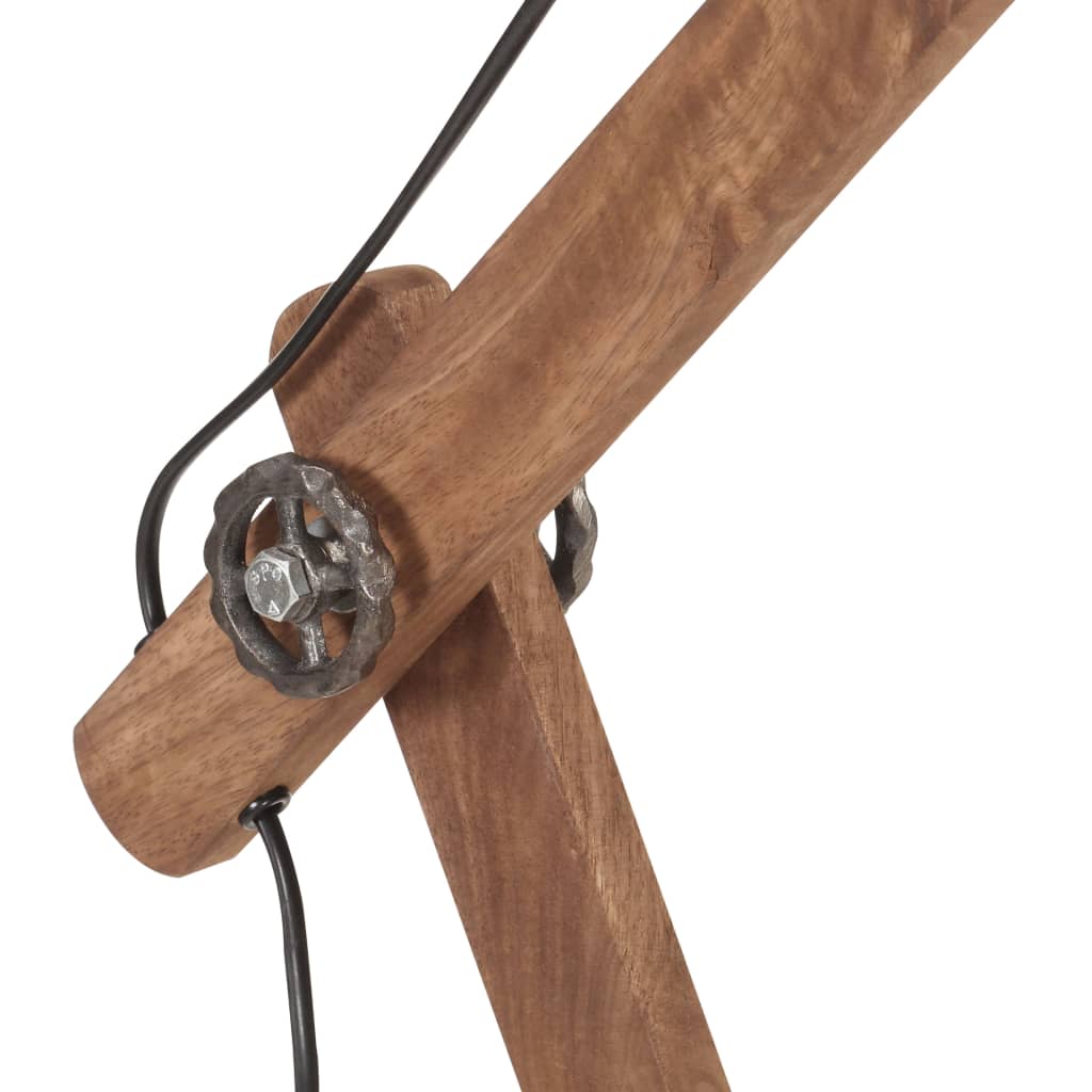 vidaXL Φωτιστικό Επιτραπέζιο Industrial Στρ. 25 W Ασημί 58x18x90εκ Ε27