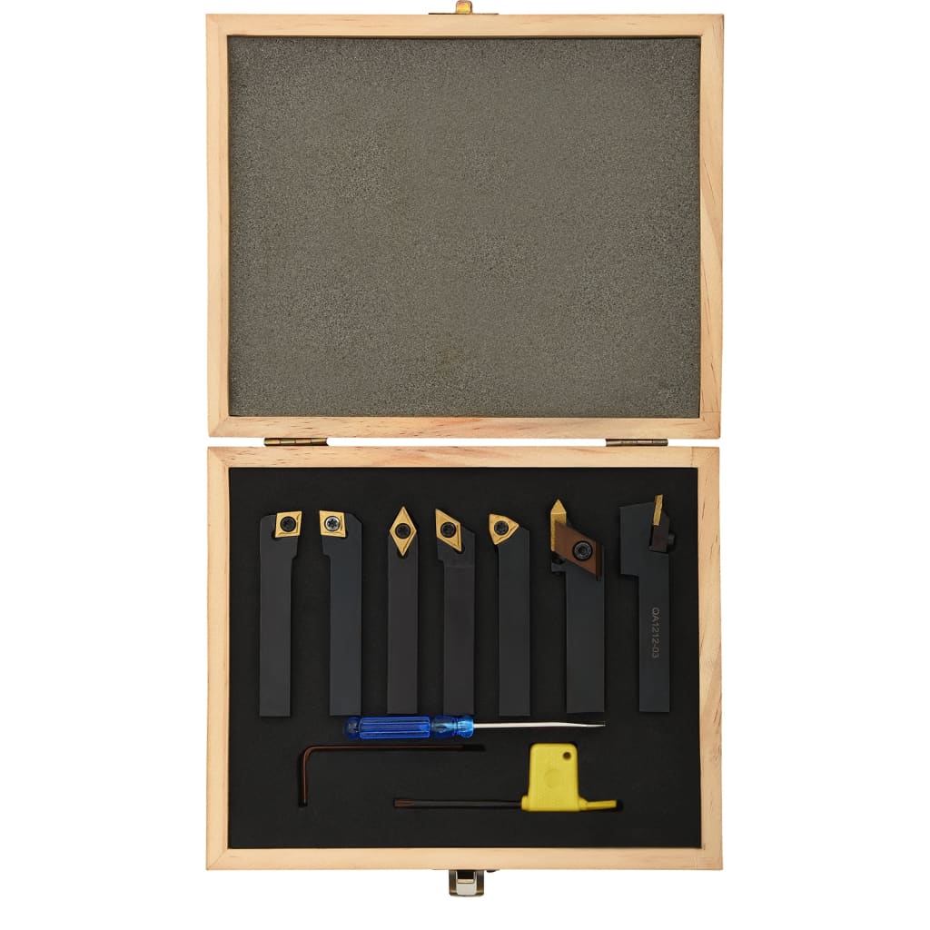 vidaXL Σετ Μανέλες Τόρνου με Εναλλασσόμενα Βίντια 12x12 χιλ./80χιλ.