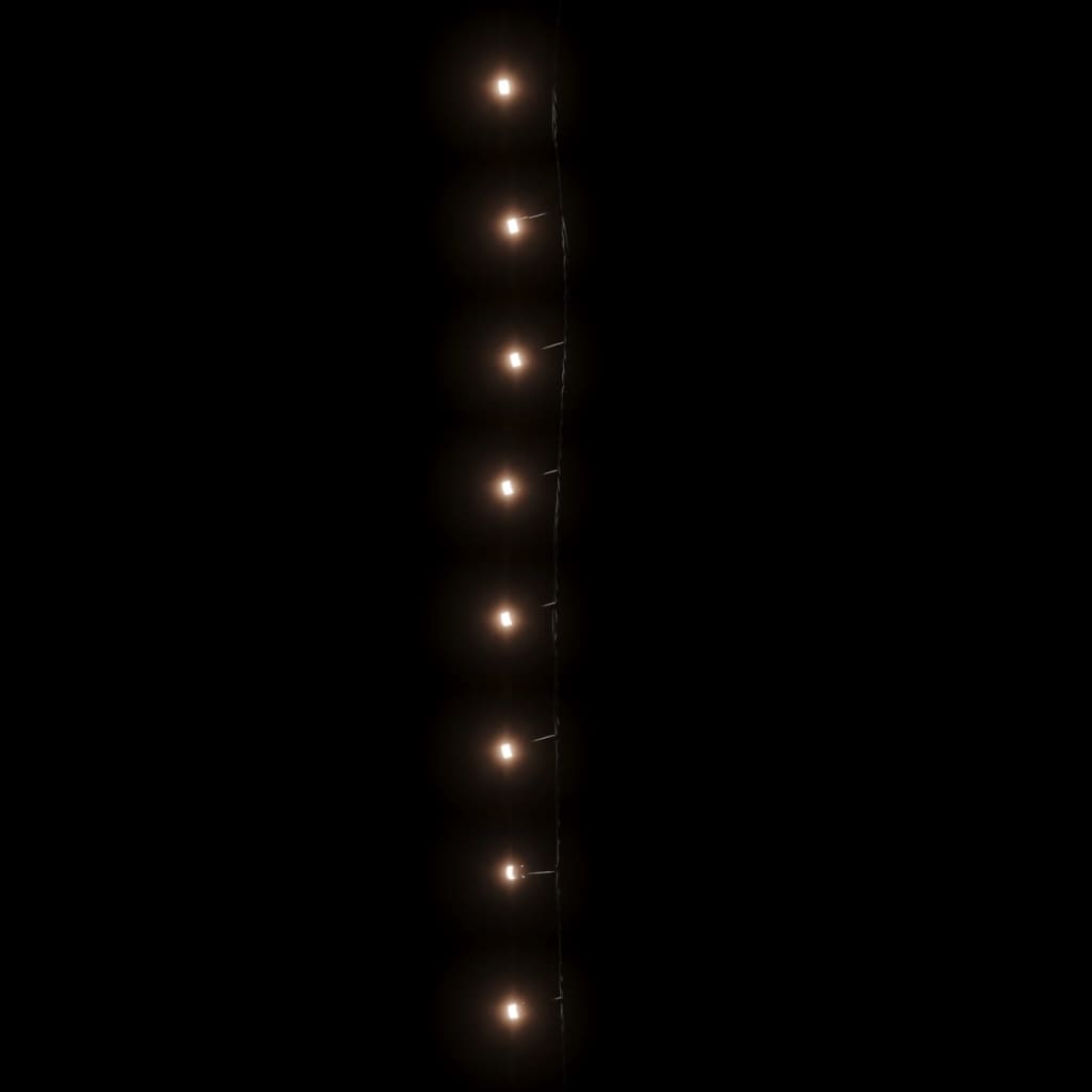 vidaXL Λαμπάκια LED Εσωτερικού/Εξωτερικού Χώρου 2000 Θερμό Λευκό 200 μ