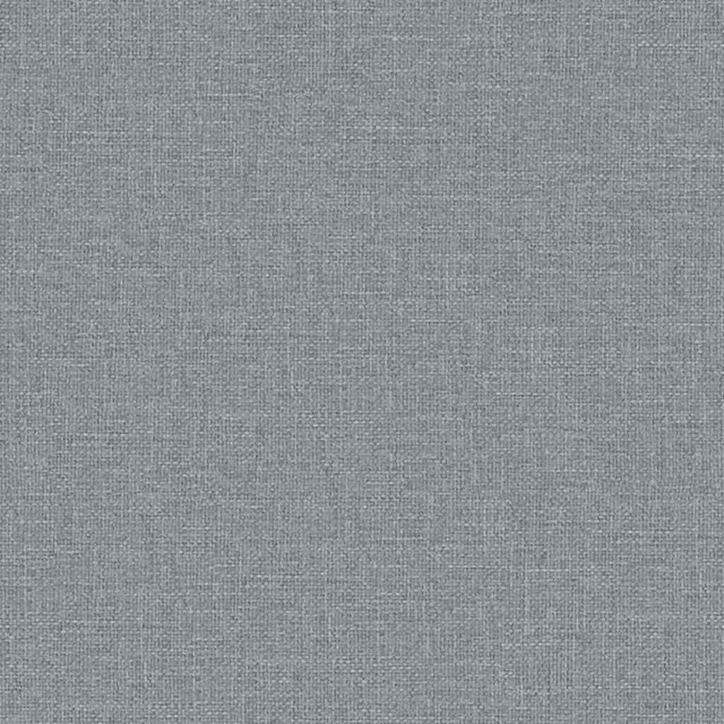 vidaXL Πολυθρόνα Μασάζ Ανοιχτό Γκρι Υφασμάτινη